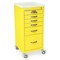 M-Series Carts MSeries Tall Infection Control Mini Cart, Six Drawers, Key Lock Mini Line M3DS1830K16 - alternate 2